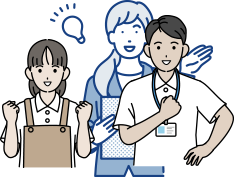 介護職員のイラスト